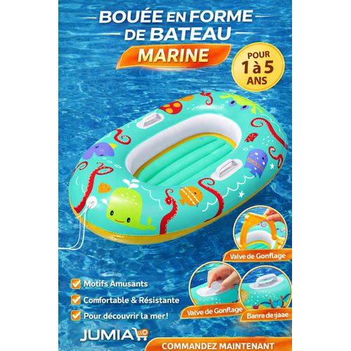 product_image_name-Generic-Bouée Gonflable Enfant – Bateau Flottant Sécurisé pour Piscine et Plage-1