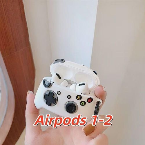 product_image_name-Inobrands-For Apple pod 1-2 Case Cover Cartoon White Game Controller Soft Silicone Earphone Case Casing-3