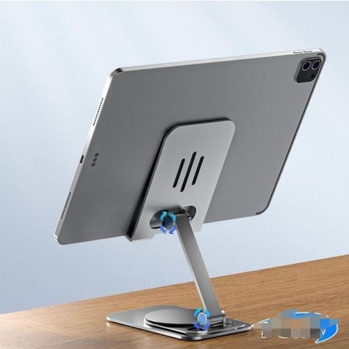 Generic support de téléphone multifonctionnel en métal/caoutchouc avec rotation à 360° - image 4