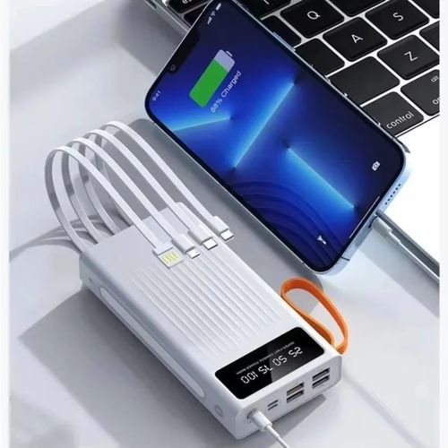 Generic Power Bank avec Câbles Intégrés, Écran Numérique et Ports USB - image 2