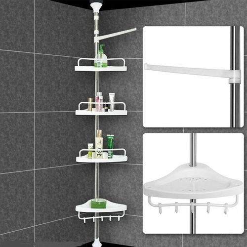 Generic Étagère d'Angle de Salle de Bain Étagère Télescopique