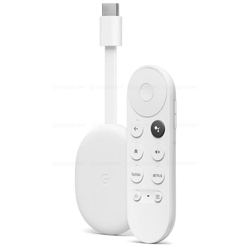 Chromecast de Google avec Google TV (HD) - blanc