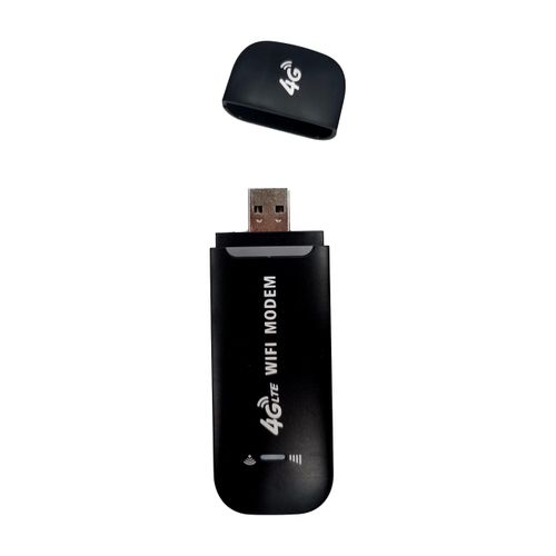 Generic Clé Internet 4G LTE 150mps - 3 En 1 - Wi-Fi - Carte Mémoire - Noir  - Prix pas cher