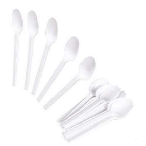 100pcs Cuillère Jetable, Cuillère En Plastique, Cuillère De Service  Épaissie Cuillère Jetable Plus Demballage Indépendant Cuillère En Plastique  À Emporter Ps Crystal, Achetez Plus, Économisez Plus