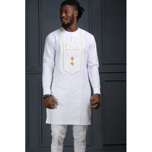 Tunique homme blanche outlet