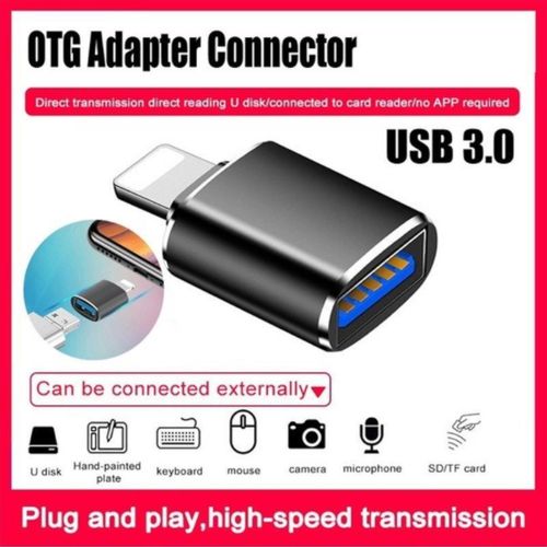 Generic Adaptateur USB 3.0 OTG Pour IPhone 13/12/11  Pro/XS/Max/XR/X/8/Plus/7/6s/IPad - Prix pas cher