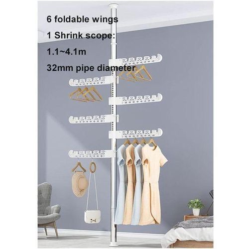 product_image_name-Generic-Séchoir à Linge Pliable à 3 Niveaux Pour Intérieur Et Extérieur-1
