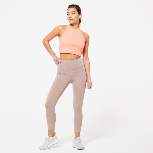 DOMYOS by decathlon Legging 7 8 Femme Galbant Marron Givre Prix pas cher Jumia CI