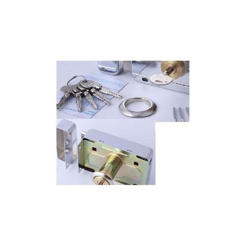 Generic SERRURE DE PORTAIL A 6 CLES- DU SOLIDE -Argent - image 2