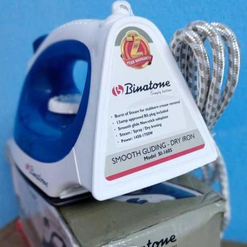 Binatone Fer à Repasser à Vapeur SI-1605 - Bleu/Blanc - image 2