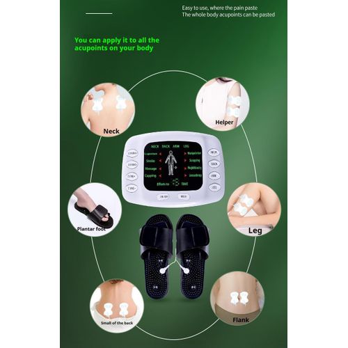 product_image_name-Generic-Appareil de Massothérapie Numérique TENS - 8 Électrodes - Soulagement Douleur-2