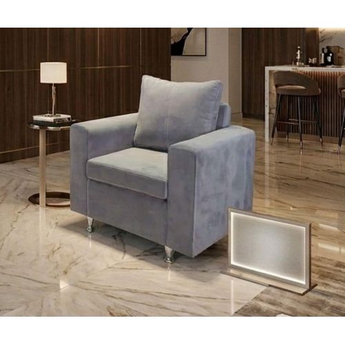SIMO Fauteuil Salon Bracarré 5 places Gris - image 2