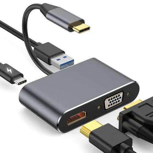 product_image_name-Generic-Type C Adaptateur USB C Vers HDMI 4K 30 Hz VGA USB 4.1-1