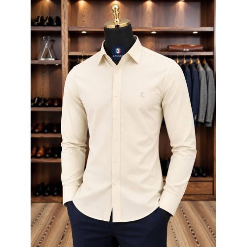 Generic  Chemise homme élégante à manches longues - image 2
