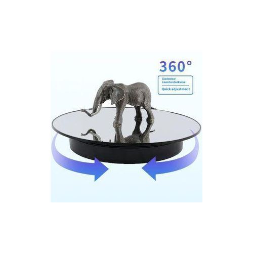 product_image_name-Generic-Présentoir à miroir rotatif à 360° - Plateau tournant électrique-1