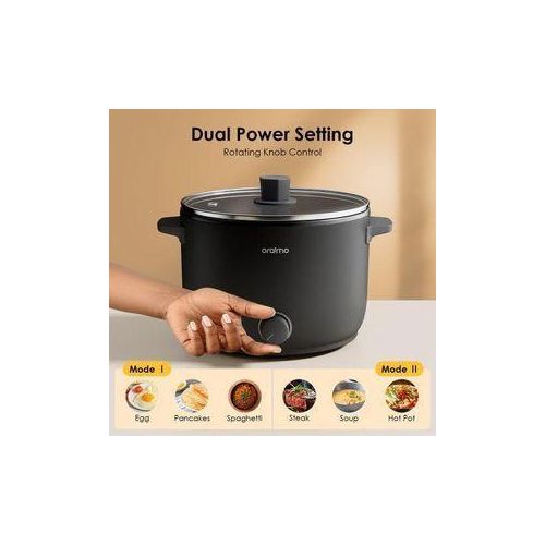 product_image_name-Generic-Oraimo Electric Cooker OHP-201A – Cuiseur Électrique Multifonction (Vapeur & Ébullition)-2