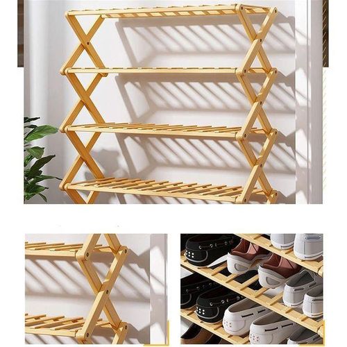 product_image_name-Generic-Étagère de rangement Pliable Multifonctionnel - 4 Niveaux-3