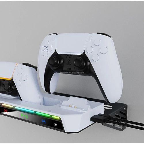 Generic Support mural PS5 pour rangement de manette avec affichage led - image 2