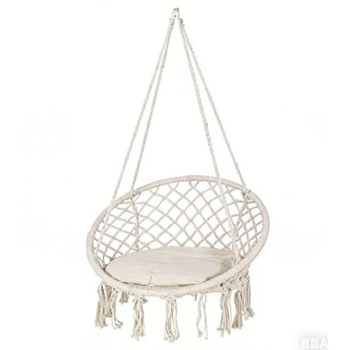 product_image_name-Generic-Fauteuil Suspendu Macramé Confort – Style Bohème Élégant-1