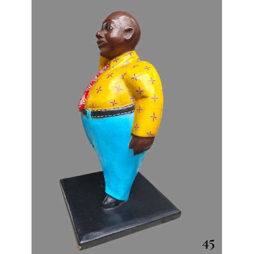 Generic Statue Colon en Bois peint - image 4