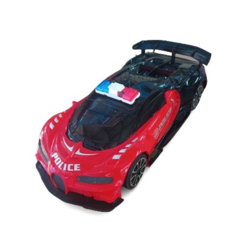 Generic Jouet D'enfant 3 Ans Et Plus - Voiture De Police - Télécommande -  Rouge Et Noir - Prix pas cher