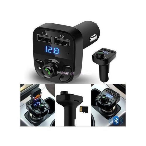 product_image_name-Generic-USB Chargeur De Voiture Mains Libres Sans Fil Bluetooth FM Transmetteur Avec Deux Ports-2