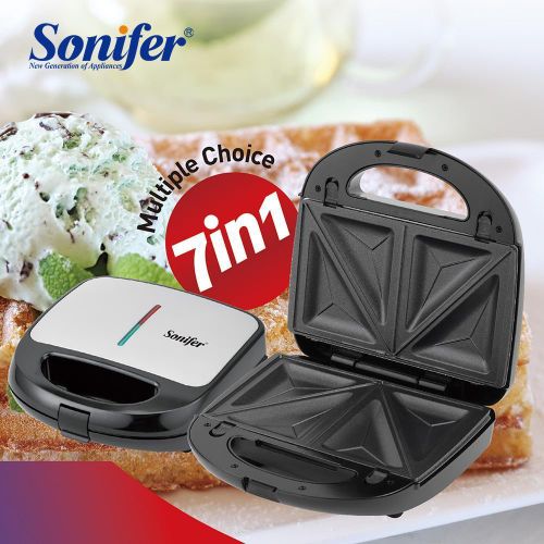 product_image_name-Sonifer-Station Petit-Déjeuner 7-en-1 SF-6155 - Grill & Pâtisserie - 750W-3