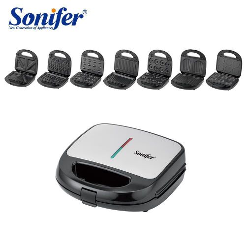 product_image_name-Sonifer-Station Petit-Déjeuner 7-en-1 SF-6155 - Grill & Pâtisserie - 750W-4