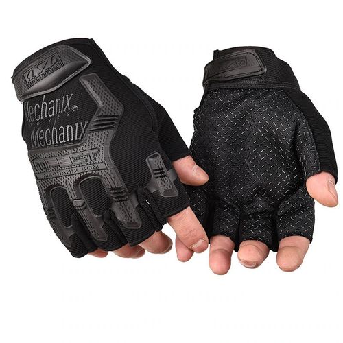 Acheter Gants demi-doigt pour hommes, gants tactiques militaires d