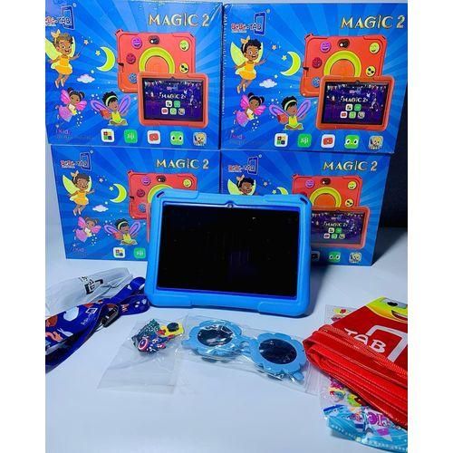 product_image_name-BEBE TAB-TABLETTE EDUCATIVE POUR ENFANTS-BEBE-TAB MAGIC 2--4GB+128GB- ANDROID 10 2M+2M 7INCH Core Quad WIFI Cadeau Gratuit Couleur : Bleue-1