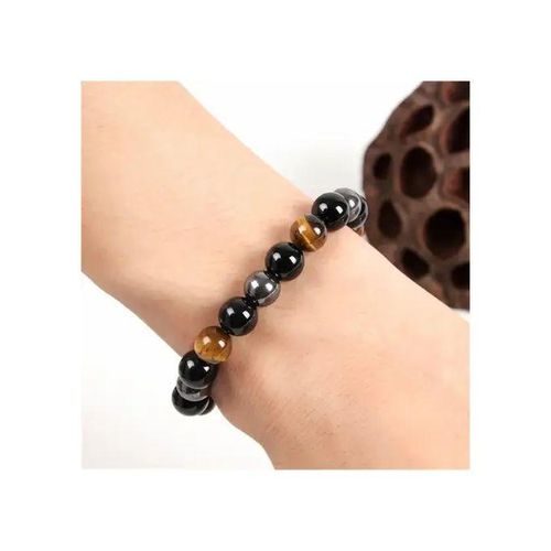 product_image_name-Generic-Bracelets Pearl Bracelet En Pierre Naturelle De Oeil De Tigre -Hématite- Onyx Homme/Femme BG-3