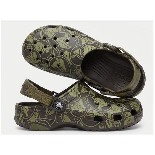product_image_name-Crocs-Classic Clog chaussure Tendance Mixte Babouche crocs- Noir,vert-1