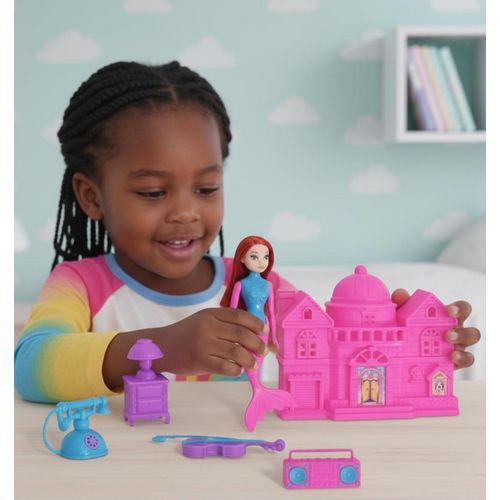 product_image_name-Generic-Figurine Sirene + Maison + Accessoires - Jouets Pour Enfants - Cadeau De Noel - Multicolore-1