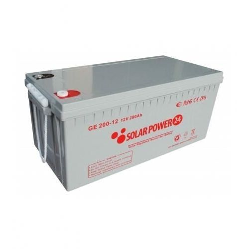 Generic Batterie Solaire - 12V - 200Ah - Décharge Très Lente - Gris - Prix  pas cher