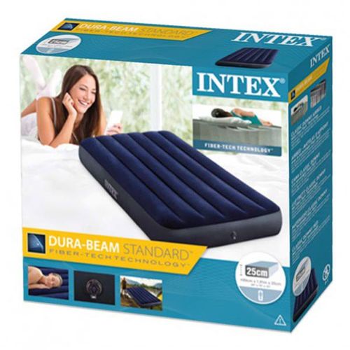 Intex Matelas simple 16,5 po avec pompe électrique intégrée Intex 16,5 po  Dura-Beam Plus et Commentaires - Wayfair Canada