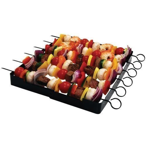 Brochette barbecue, Brochette inox, 10 Pièces Brochettes Barbecue