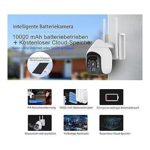 Fly  F101-4G – Caméra de Surveillance Solaire 4G Rotative 360° - image 2