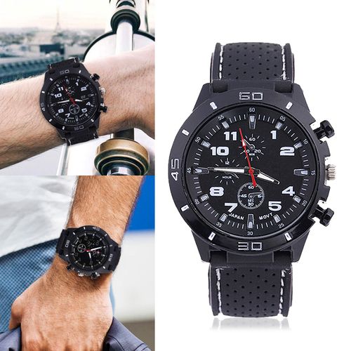 Montre homme sport pour pilote auto : montre Warm Up de GTO - Quartz