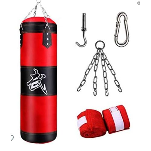 Odoland Sac de Frappe, Sac de Boxe Professionnel 120cm avec Gants