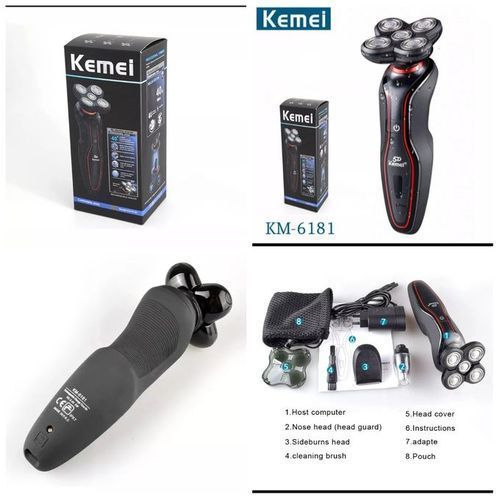 Kemei Tondeuse Electrique Rechargeable KM-6181