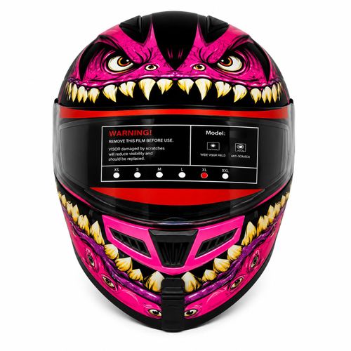 Generic Casque de Protection pour Motard - Design et Couleur Variable - image 3