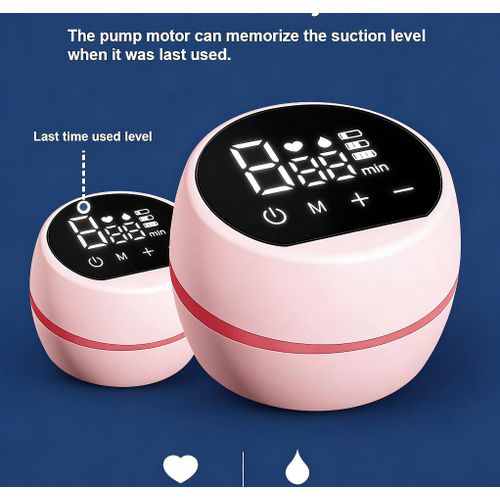 product_image_name-Generic-Pompe à lait en silicone automatique et portable Pompe à lait électrique sans fil et rechargeable-3