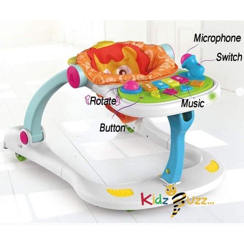 product_image_name-Generic-Trotteur Évolutif Multifonction 4-en-1 (Assis / Pousser) - Plateau de Jeu Amovible (Musique & Lumières), Station d'Alimentation - Base Large et Sécurisée-2