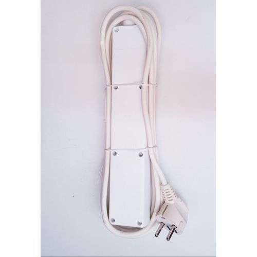 product_image_name-Generic-Rallonge Multiprise à 5 Trous Et De Longueur 3 Mètre. Certifiée NF - Blanc-2