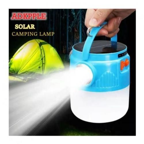 Generic Lampe Solaire Pour Camping, Lampe Rechargeable Portable Avec  Crochet à prix pas cher