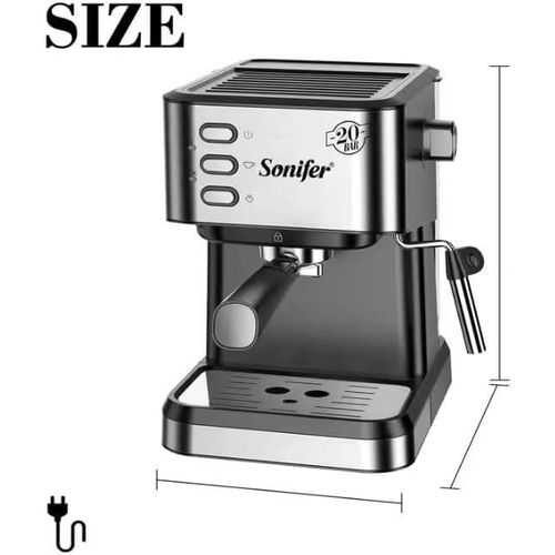 Sonifer Machine à café expresso 1,5 litre 20 bars 850 watts - image 2