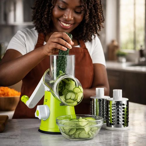 product_image_name-Generic-Hachoir manuel - Hachoir manuel rotatif multifonction – Coupe légumes, oignon, ail rapide sans électricité-2