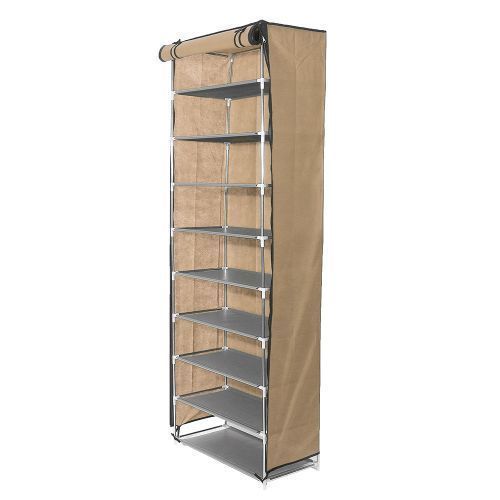 product_image_name-Generic-Étagère A Chaussures -10 Compartiments - Kaki-6