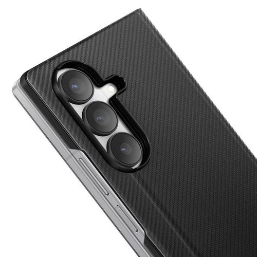 Generic Etui a rabat carbone compatible Samsung Galaxy Z Fold 6 5G - Noire - image 2