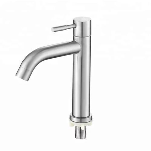 product_image_name-Generic-Robinet De Lavabo En Inox Eau Froide - Argent-1